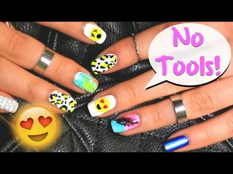 easy-nail-art-without-tools-23-7 Ușor de unghii fără unelte