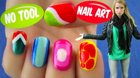 easy-nail-designs-no-tools-19 Design ușor de unghii fără instrumente