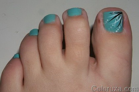 easy-toe-nail-designs-33-8 Modele ușoare de unghii de la picioare