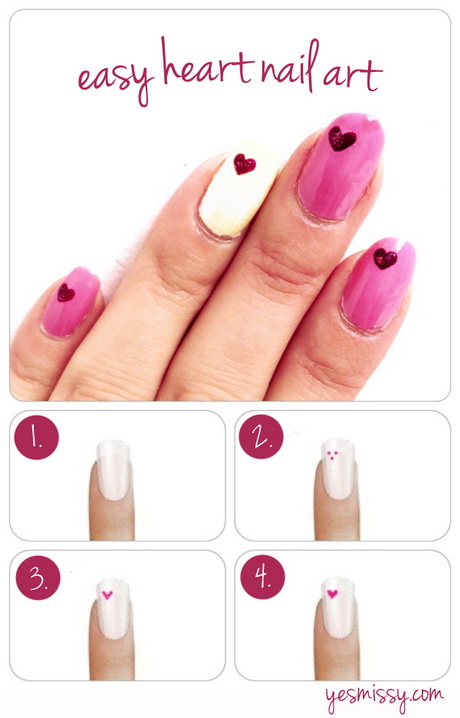 easy-valentine-nail-art-19-18 Easy valentine nail art