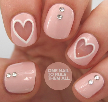 easy-valentine-nail-art-19-2 Easy valentine nail art