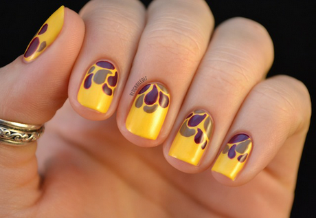 fall-nail-art-ideas-43 Idei de unghii de toamna