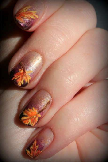 fall-nail-designs-36-14 Modele de unghii toamna