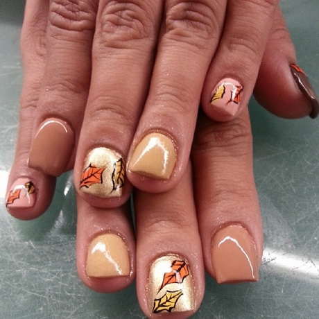 fall-nail-designs-36-18 Modele de unghii toamna