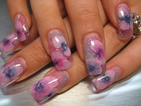 flower-acrylic-nails-26-8 Flori acrilice cuie