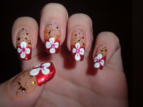 flower-nail-design-30-16 Design de unghii de flori