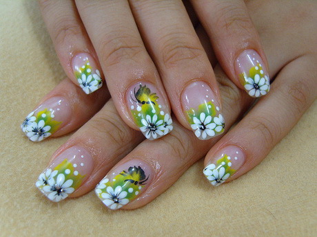 flower-nails-designs-29-4 Modele de unghii de flori