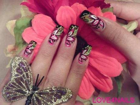 flower-nails-designs-29-7 Modele de unghii de flori