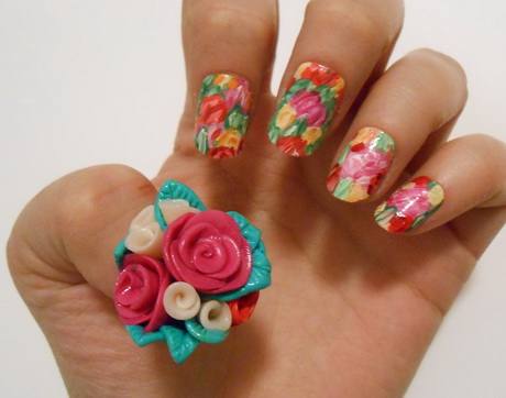 flowers-in-nails-26-6 Flori în unghii