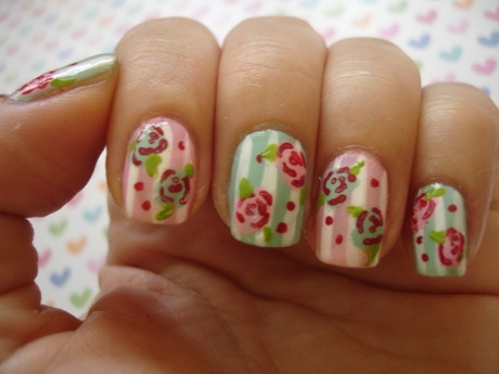flowers-nails-design-59-18 Flori unghii design