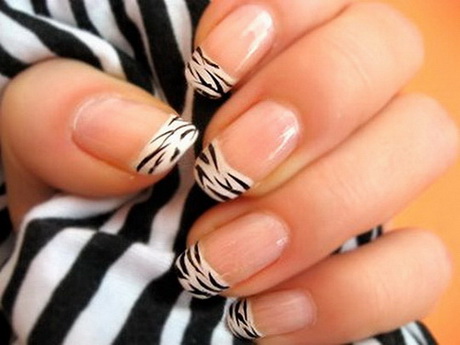 french-nail-art-design-95 Franceză nail art design