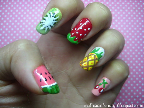 fruit-nail-art-81 Arta unghiilor de fructe