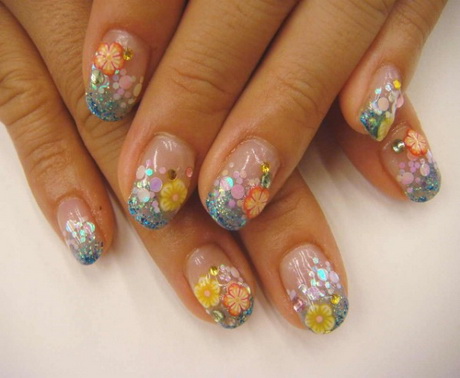 gel-nail-designs-for-summer-82 Modele de unghii Gel pentru vara