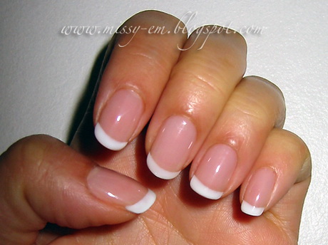 gel-nails-french-12-17 Gel de unghii franceză