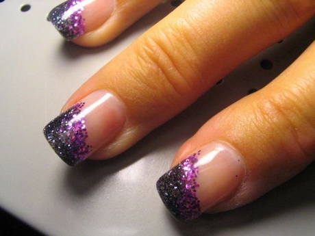 Glitter nail art Galerie