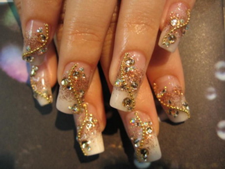 gold-nails-designs-64-2 Modele de unghii de aur