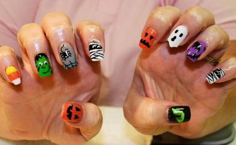 halloween-nail-art-design-19 Halloween nail art design