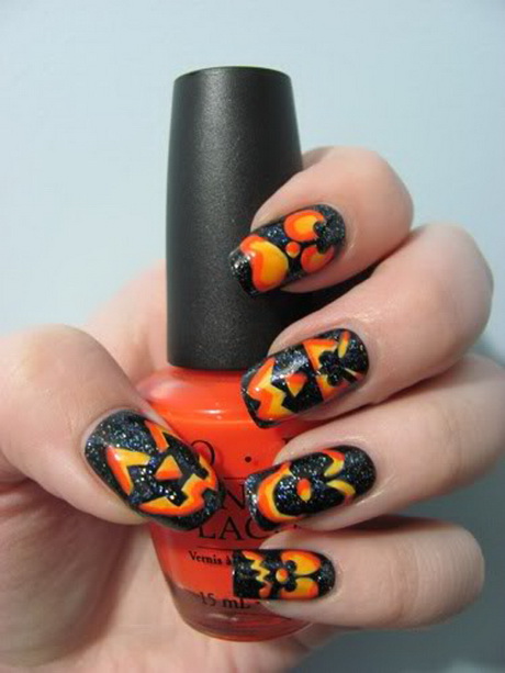 halloween-nails-design-28-11 Design de unghii de Halloween