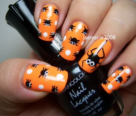 halloween-nails-design-28 Design de unghii de Halloween
