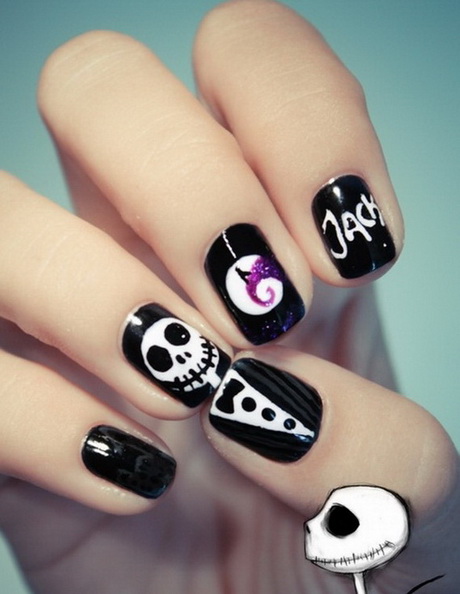 halloween-nails-designs-55-5 Modele de unghii de Halloween