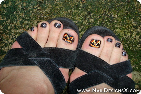 halloween-toe-nail-designs-78-3 Halloween toe unghii modele