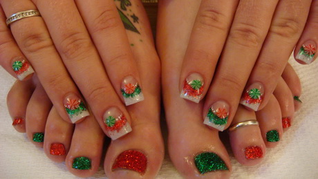 holiday-acrylic-nail-designs-41-17 Modele de unghii acrilice de vacanță