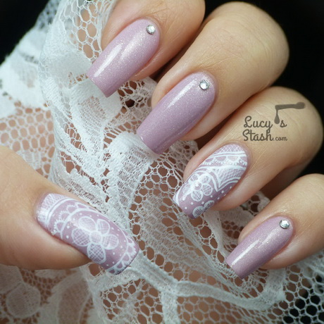 lace-nail-designs-64-13 Modele de unghii din dantelă