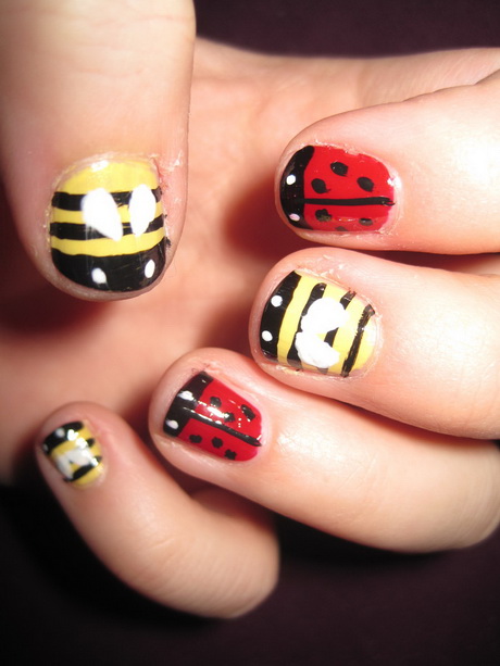ladybug-nail-art-17-5 Ladybug nail art
