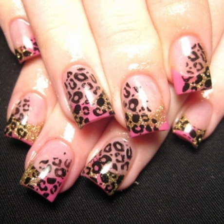 leopard-nail-designs-52-19 Modele de Unghii Leopard