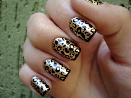 leopard-print-nail-design-01-9 Design de unghii cu imprimeu Leopard