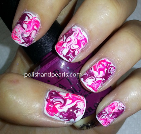 marble-nail-art-designs-85-12 Modele de artă de unghii din marmură