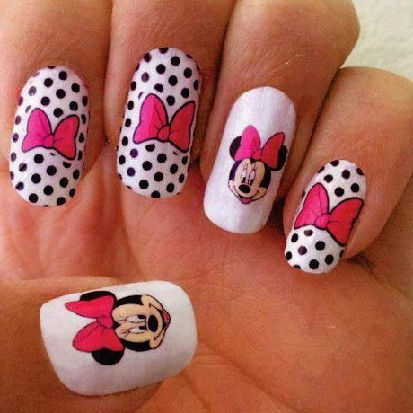 minnie-mouse-nail-art-24-10 Minnie mouse nail art