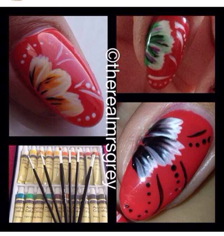 nail-art-acrylic-paint-59-3 Vopsea acrilică pentru unghii