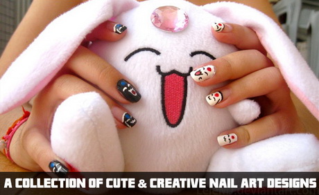 nail-art-design-cute-96-18 Nail art design drăguț