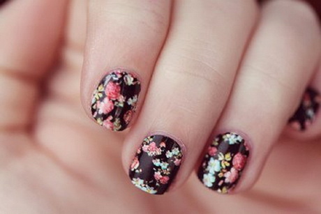 nail-art-design-flowers-56-19 Nail art design flori