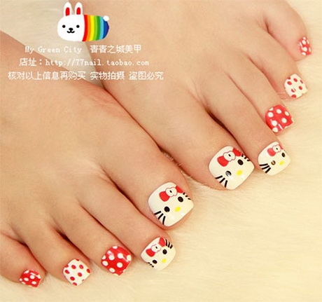 nail-art-design-for-toes-42-14 Nail art design pentru degetele de la picioare