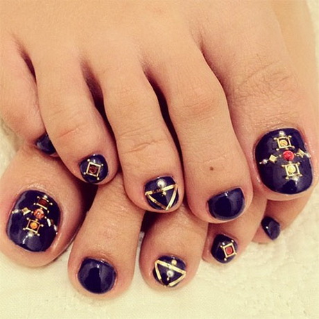 nail-art-design-for-toes-42-15 Nail art design pentru degetele de la picioare