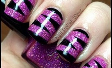 nail-art-designs-with-nail-polish-63-13 Nail art designs cu lac de unghii