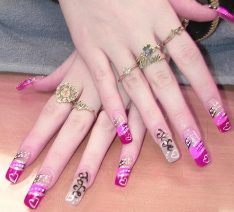nail-art-designs-with-nail-polish-63-8 Nail art designs cu lac de unghii