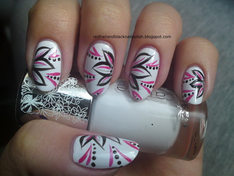 nail-art-flower-designs-93-6 Nail art modele de flori