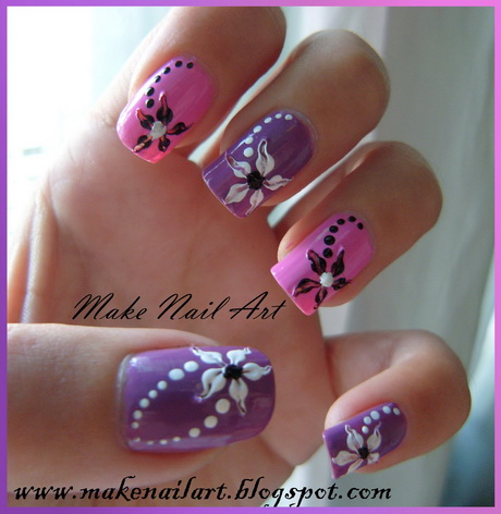 nail-art-flower-22-5 Nail Art floare