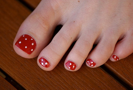 nail-art-for-toes-simple-designs-94-11 Nail art pentru degetele de la picioare modele simple