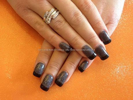 nail-art-grey-and-black-93-13 Nail art gri și negru