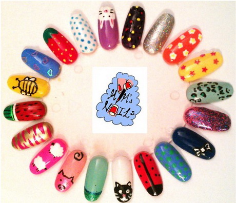 nail-art-ideas-for-kids-90-19 Idei de unghii pentru copii