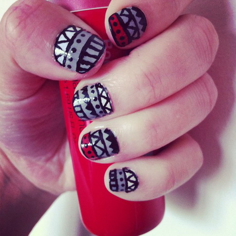 nail-art-pen-ideas-35 Idei de stilou pentru unghii