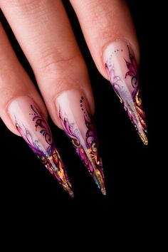 nail-art-stiletto-75-13 Unghii stiletto