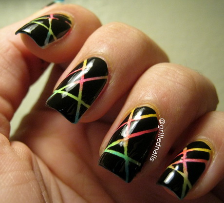nail-art-striping-29 Arta unghiilor striping