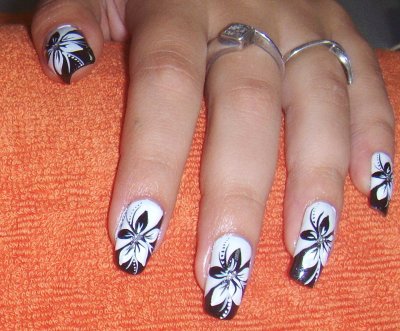 nail-art-white-78-10 Nail art alb
