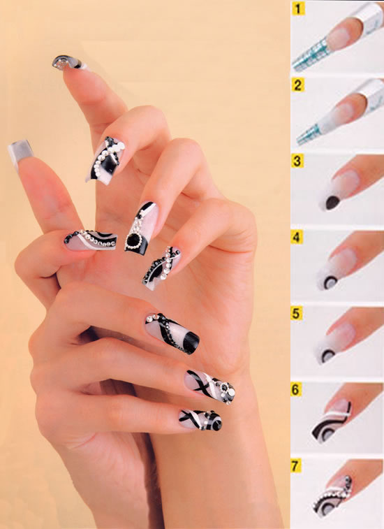 nail-art-white-78-7 Nail art alb