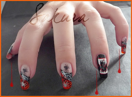 nail-designs-for-halloween-10-15 Modele de unghii pentru halloween